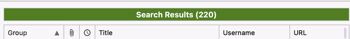 Searching in keepassxc uncovered 220 usages of my Gmail address